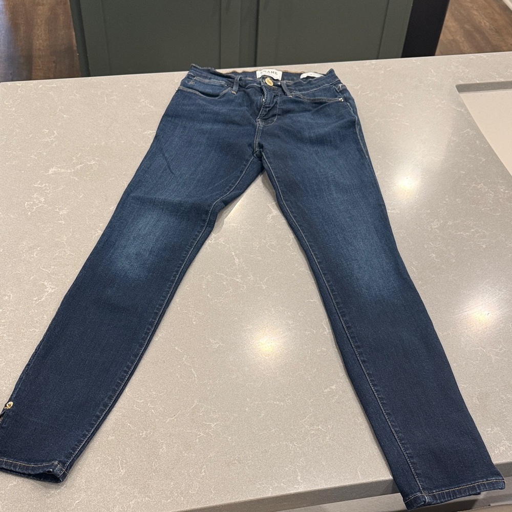 Frame Denim Dark Blue Women's Skinny Jeans